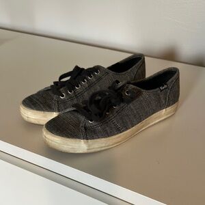 Keds Black Flats Minimalist Design